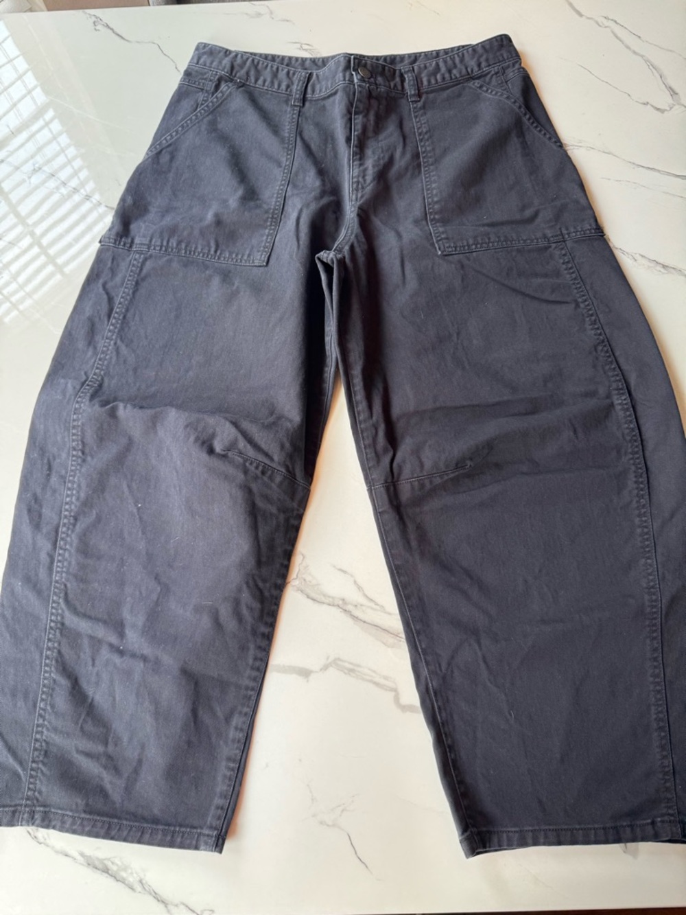 GAP women Black Cargo Utility Pants